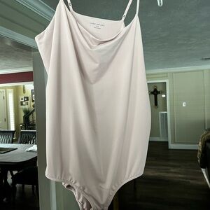 Lane Bryant Cream Bodysuit